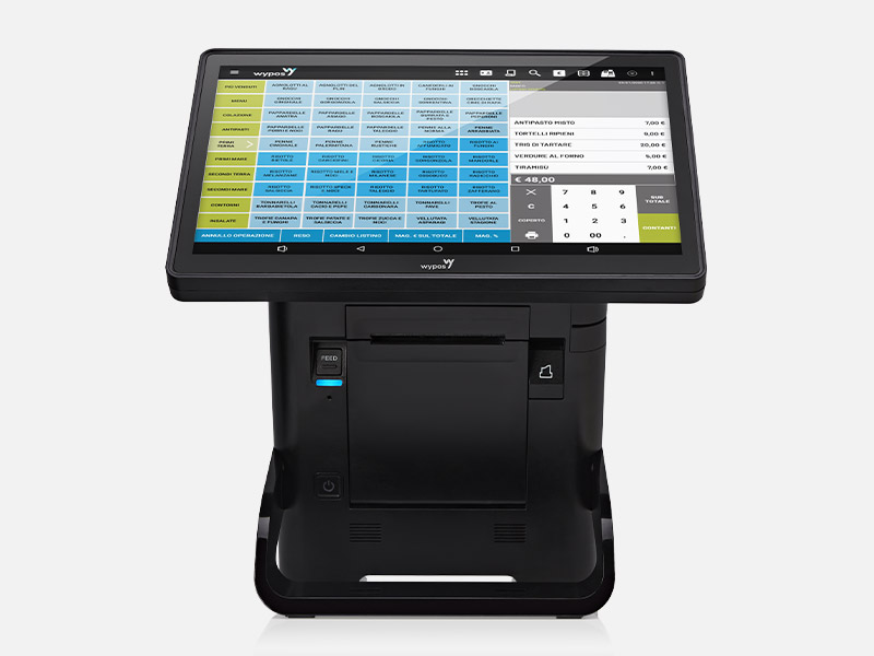 Registratore di cassa touch screen da 11,6 pollici, terminale di pagamento  integrato e sistema di cassa per l'accettazione di contactless, chip